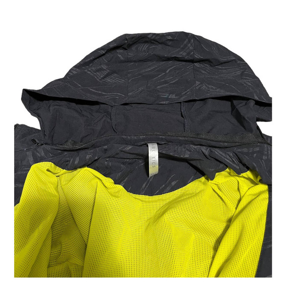 Fabletics Women’s Stace Woven Cropped Jacket / Black And Yellow - Picture 9 of 15